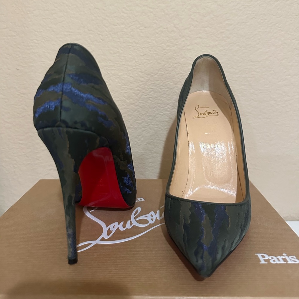 Christian Louboutin Pigalle Follies 100 JQ Camou Loubi